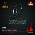 Ortega Guitars Short Scale Acoustic Bass Strings ODW-4 - Warm Punchy