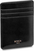 Bosca Old Leather RFID Front Pocket Wallet with Magnetic Clip - Slim