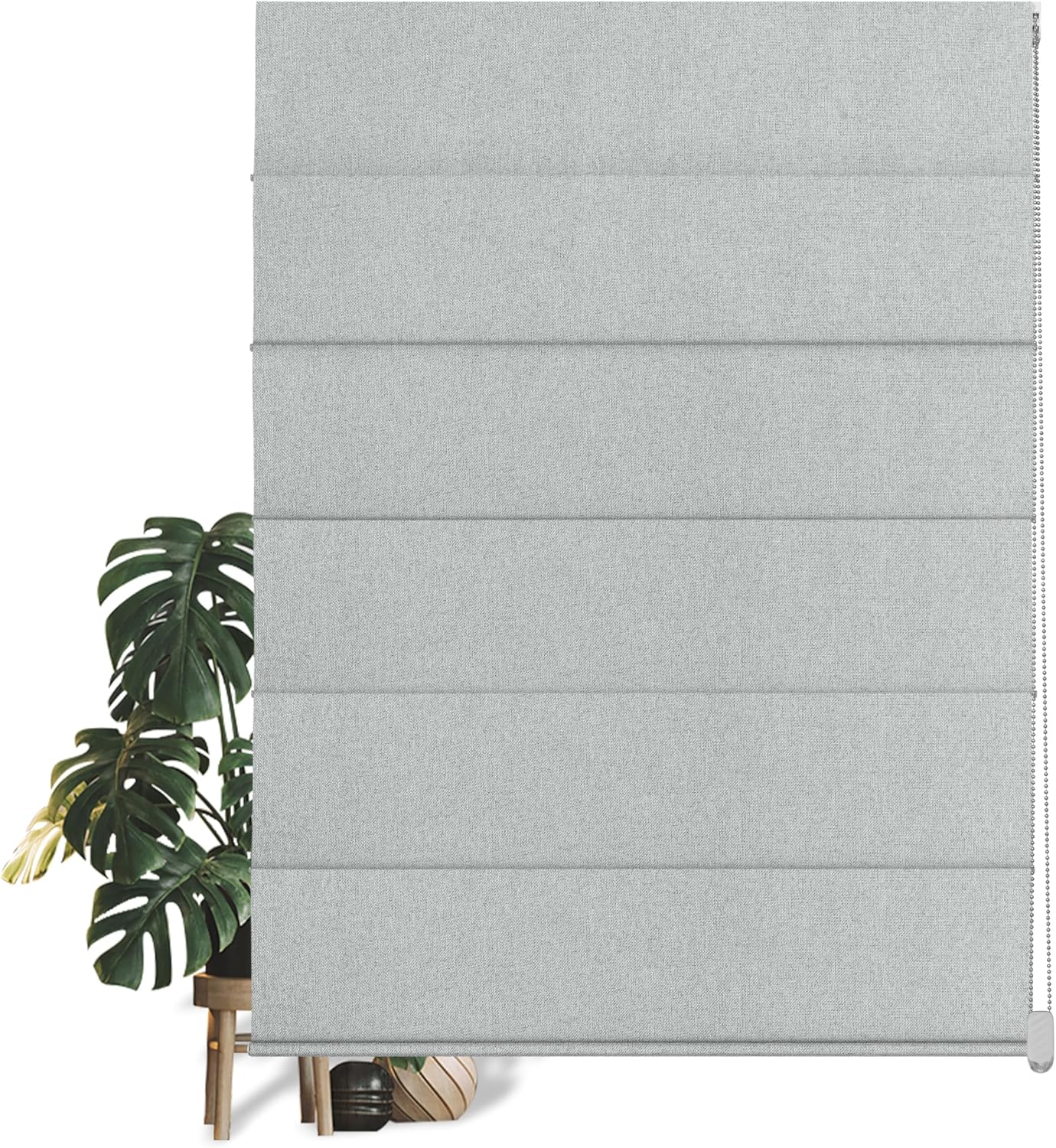 BERISSA Blackout Roman Shades for Windows - Room Darkening Blinds