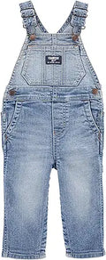Baby Overalls with Plaid - Shortened Length, Adjustable Straps