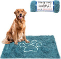 Dirty Dog Doormat Pacific Blue - Fast Drying Super Absorbent Mat