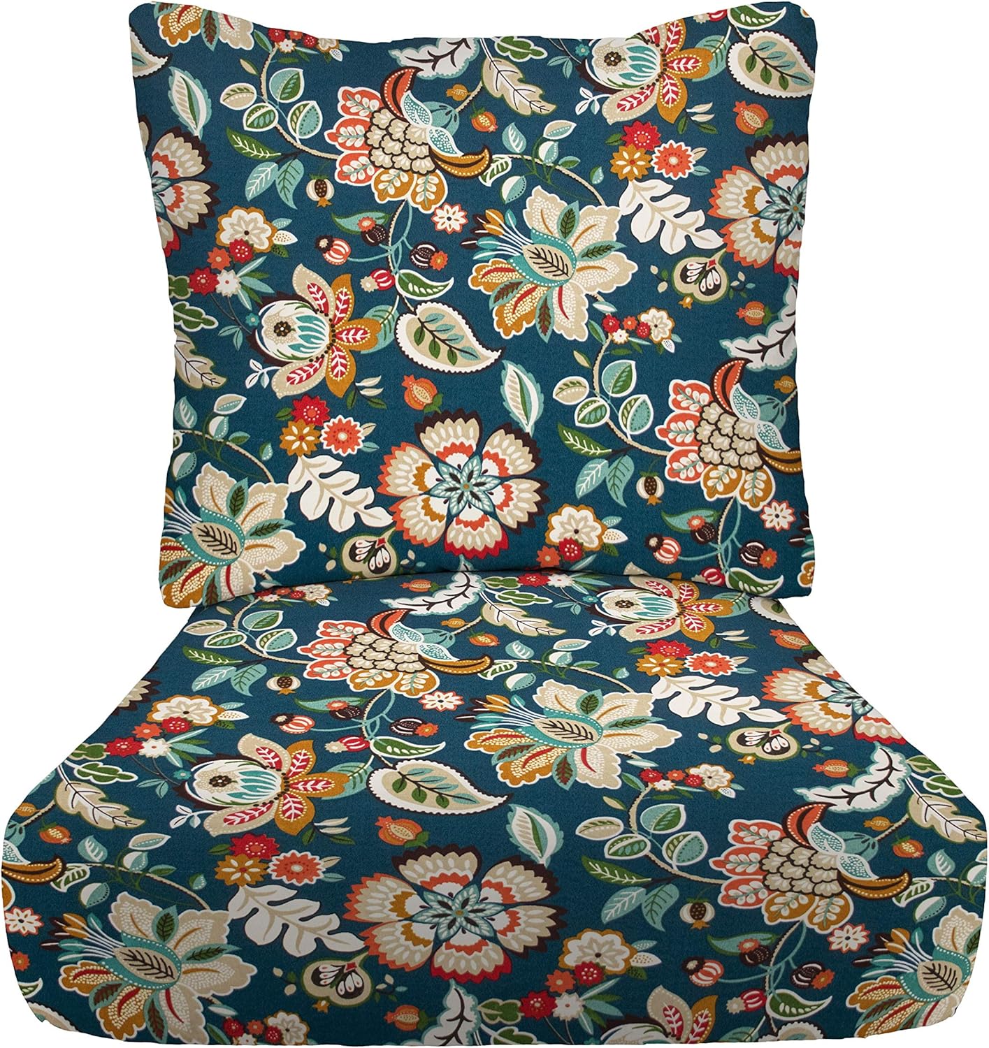 Deep Seating Chair Cushion Set with Pillow Back for Outdoors