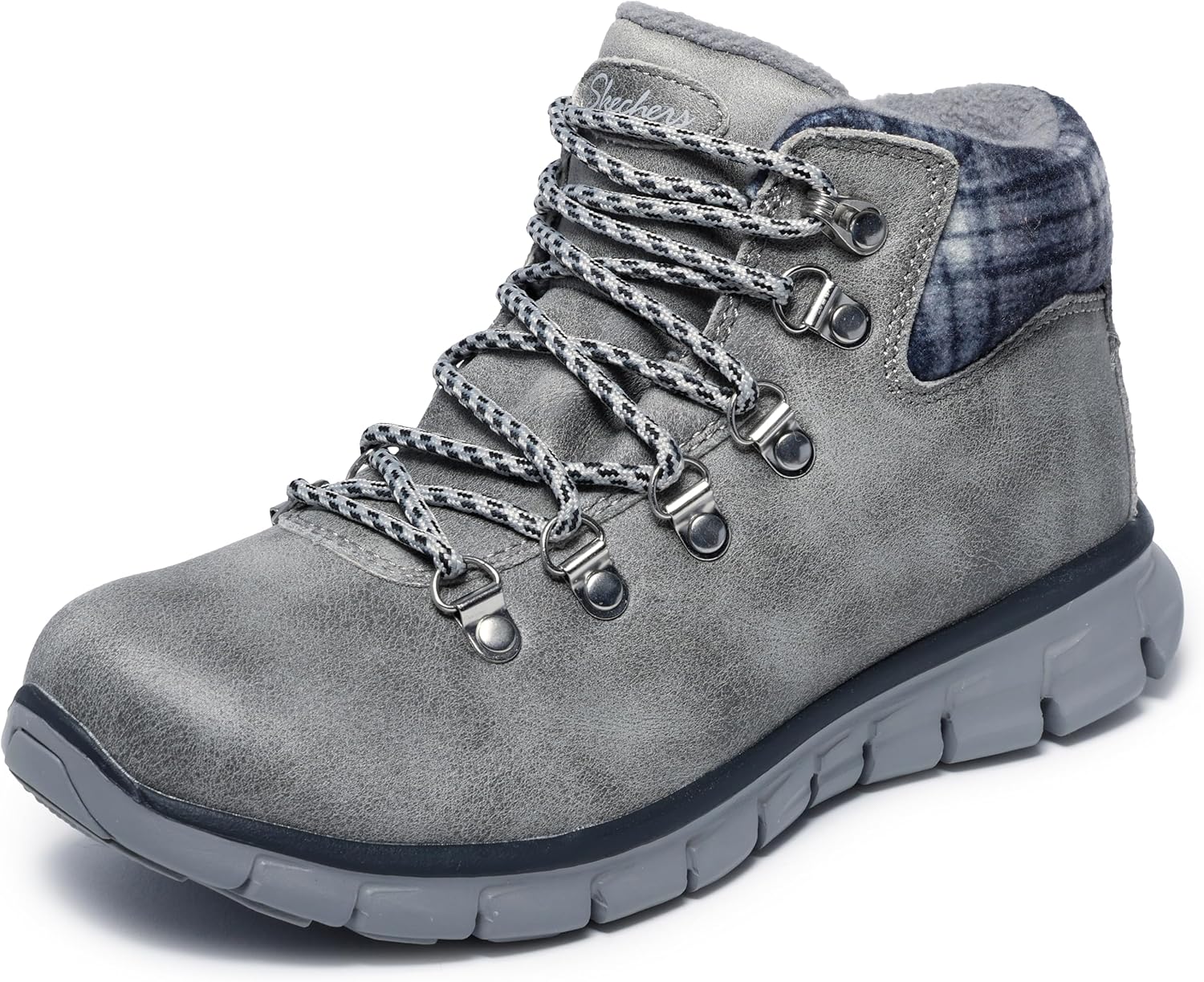 Skechers womens Synergy - Plaid Mood Running Shoes Review