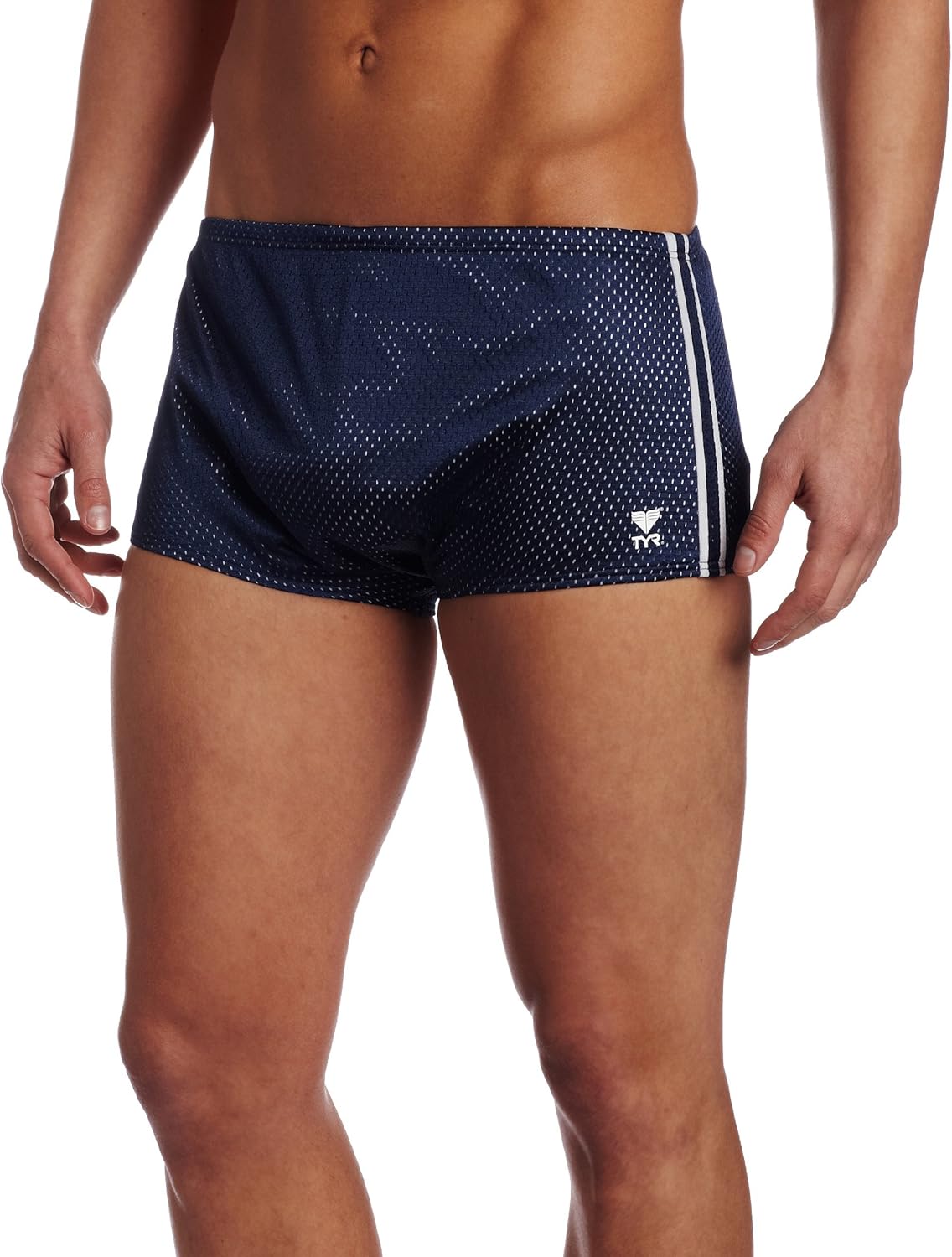 TYR Men's Poly Mesh Trainer Swim Suit for Enhanced Performance