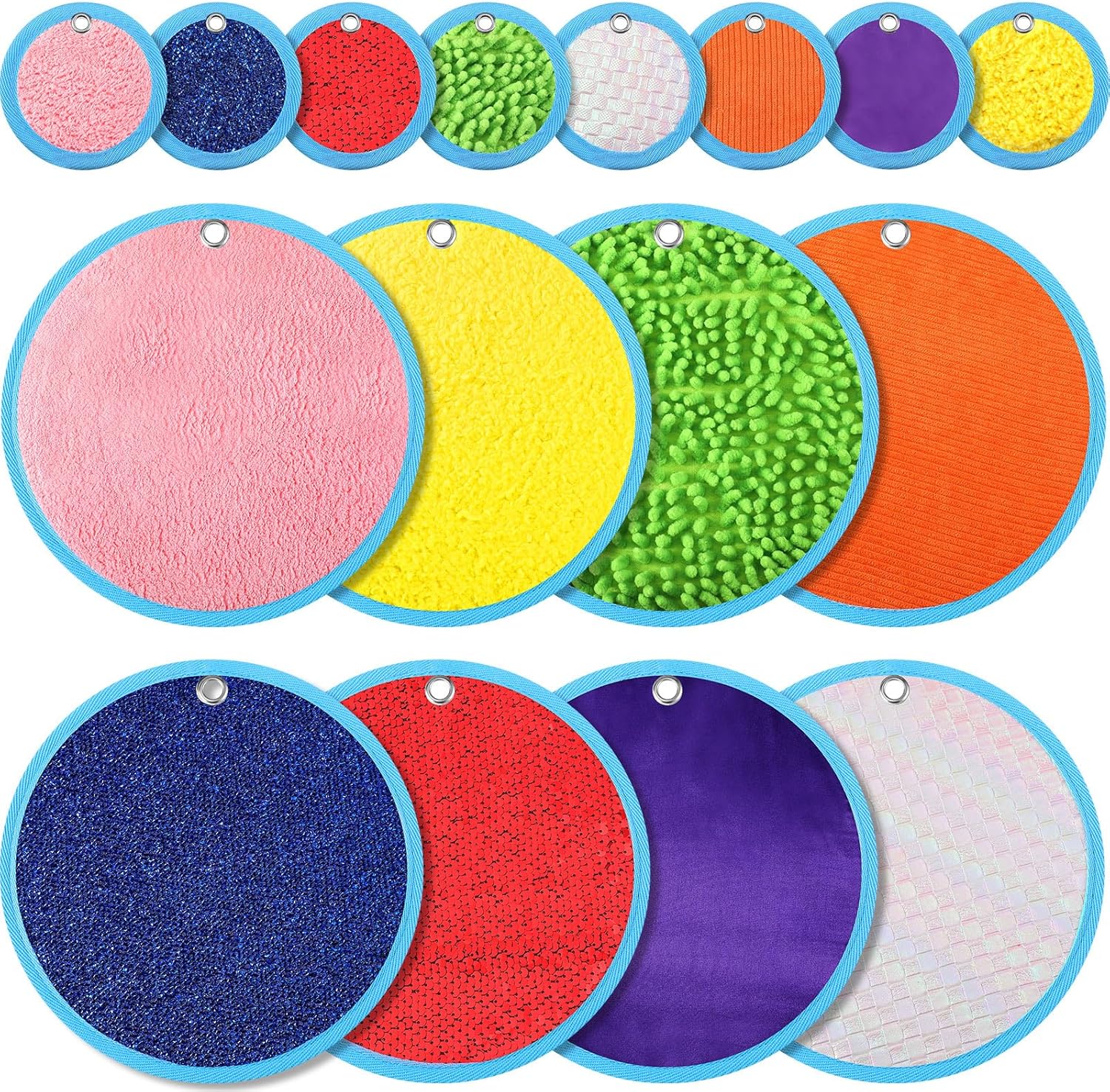 Sensory Tiles Mini Mats for Autism Play by Oudain