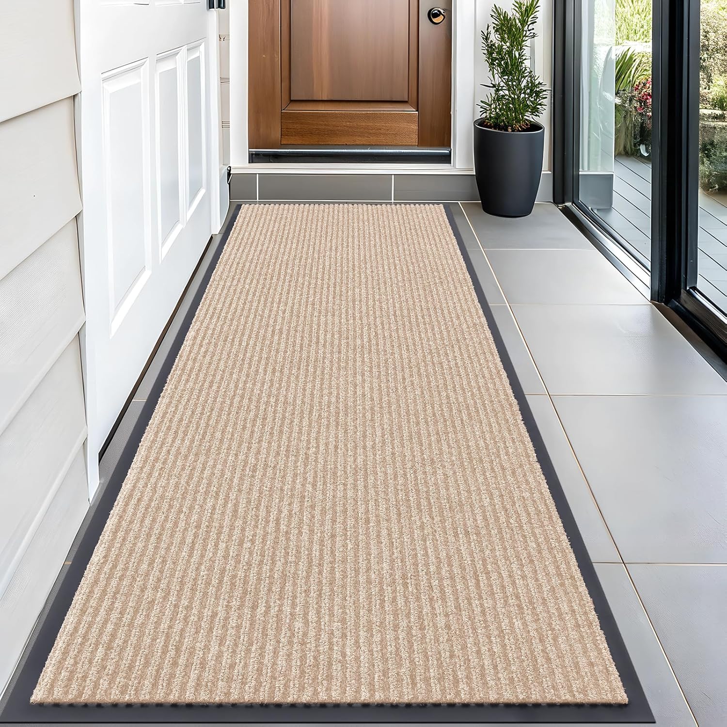 OLANLY Waterproof Heavy Duty Doormat for Indoor Outdoor Use
