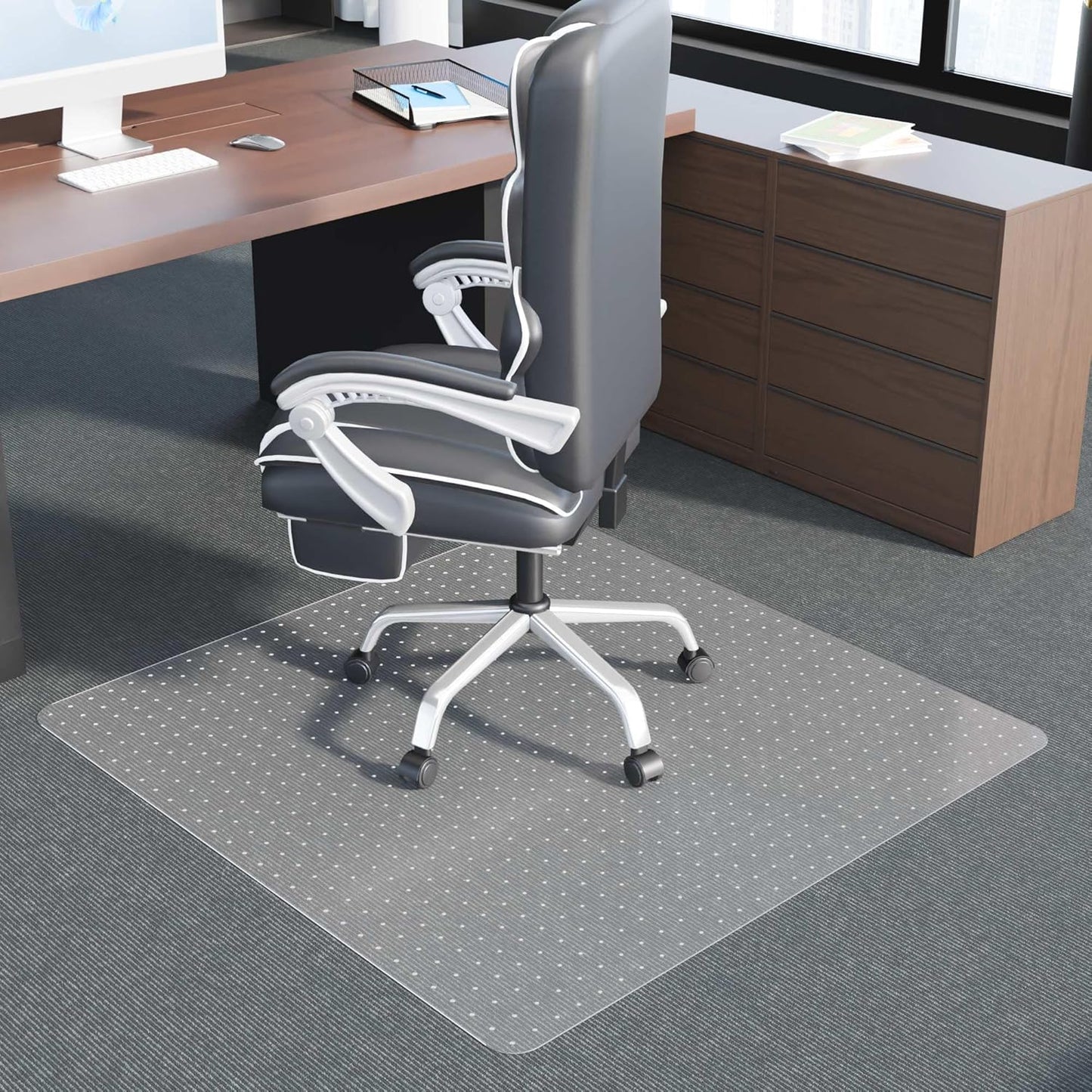 Office Chair Mat for Carpet - Clear Thick Desk Chair Mat