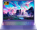 16 Inch Purple Laptop Computer 12G LPDDR5 RAM 512GB NVMe SSD - Thin
