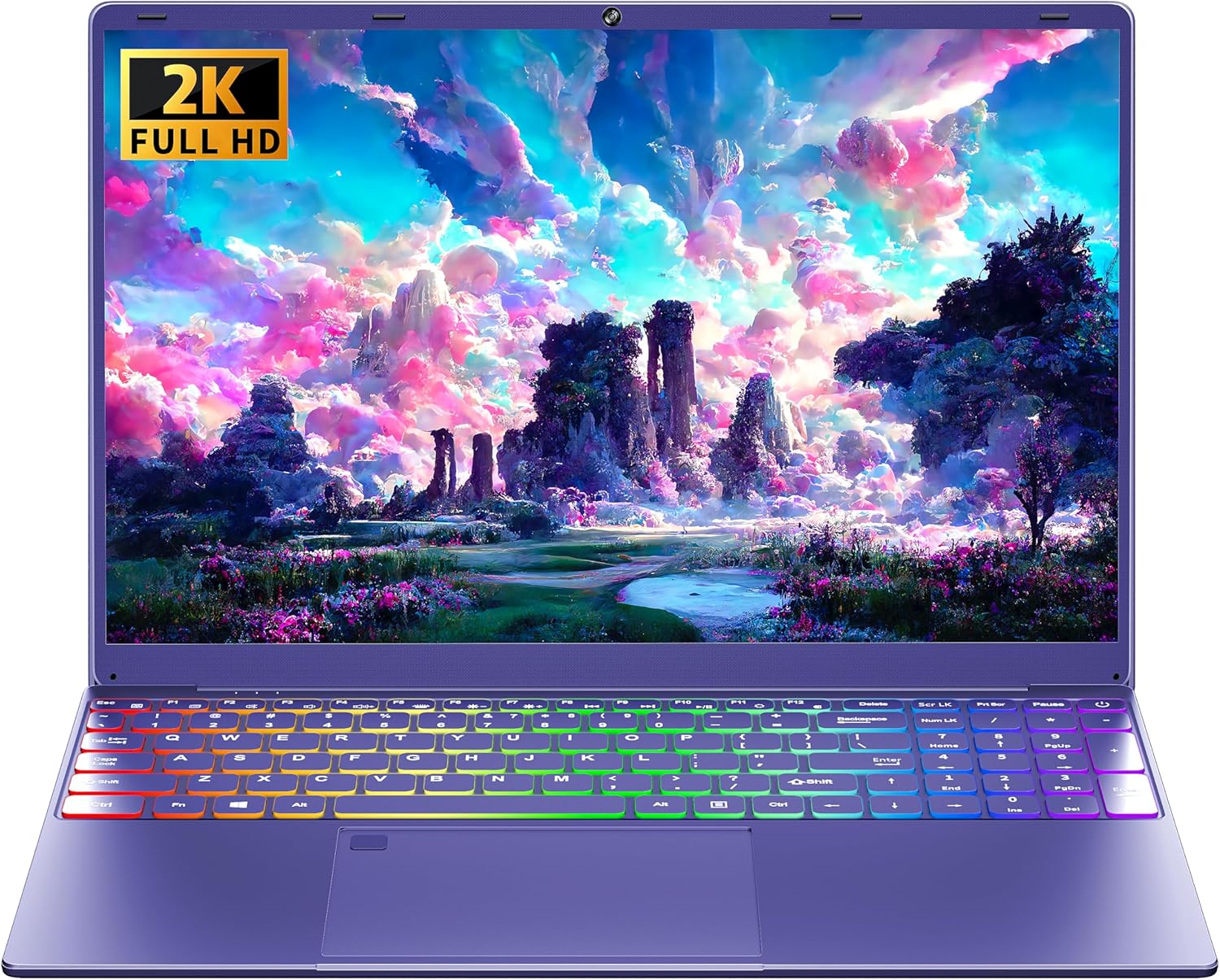 16 Purple Laptop with 12G RAM and 1TB SSD for Work and Study