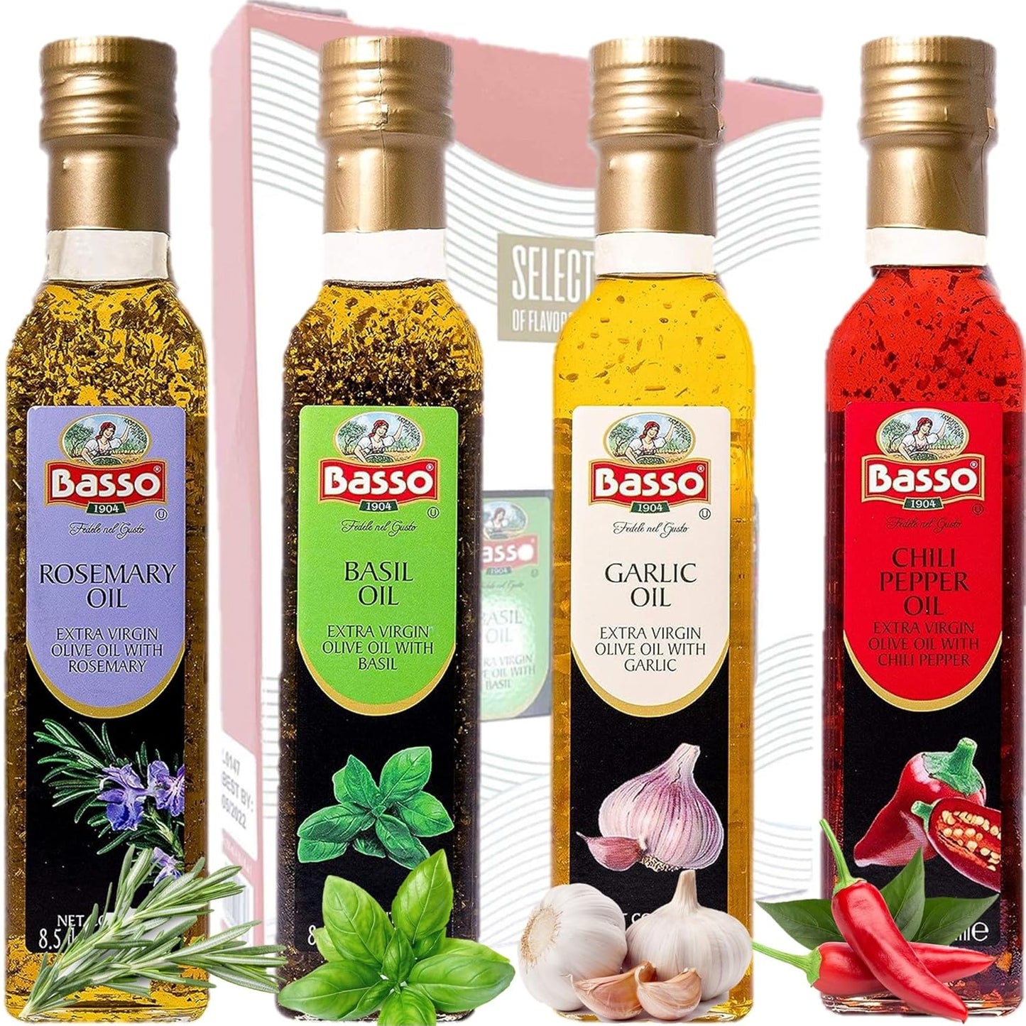 BASSO 1904 Infused Extra Virgin Olive Oil Gift Box Set Review
