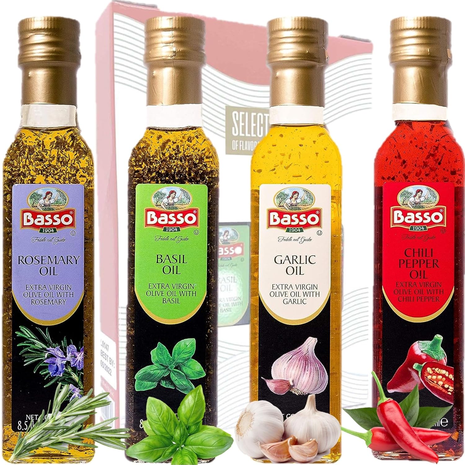 BASSO 1904 Infused Extra Virgin Olive Oil Gift Box Set Review