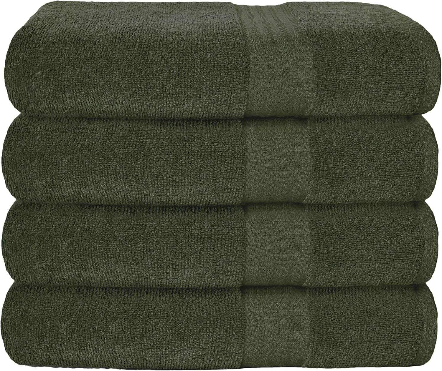 GLAMBURG Premium Cotton Bath Towel Set - Ultra Soft & Absorbent