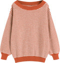Off Shoulder Knit Sweater for Women - Cozy Casual Pullover