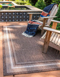 Unique Loom Outdoor Rug in Border Collection for Comfort and Style