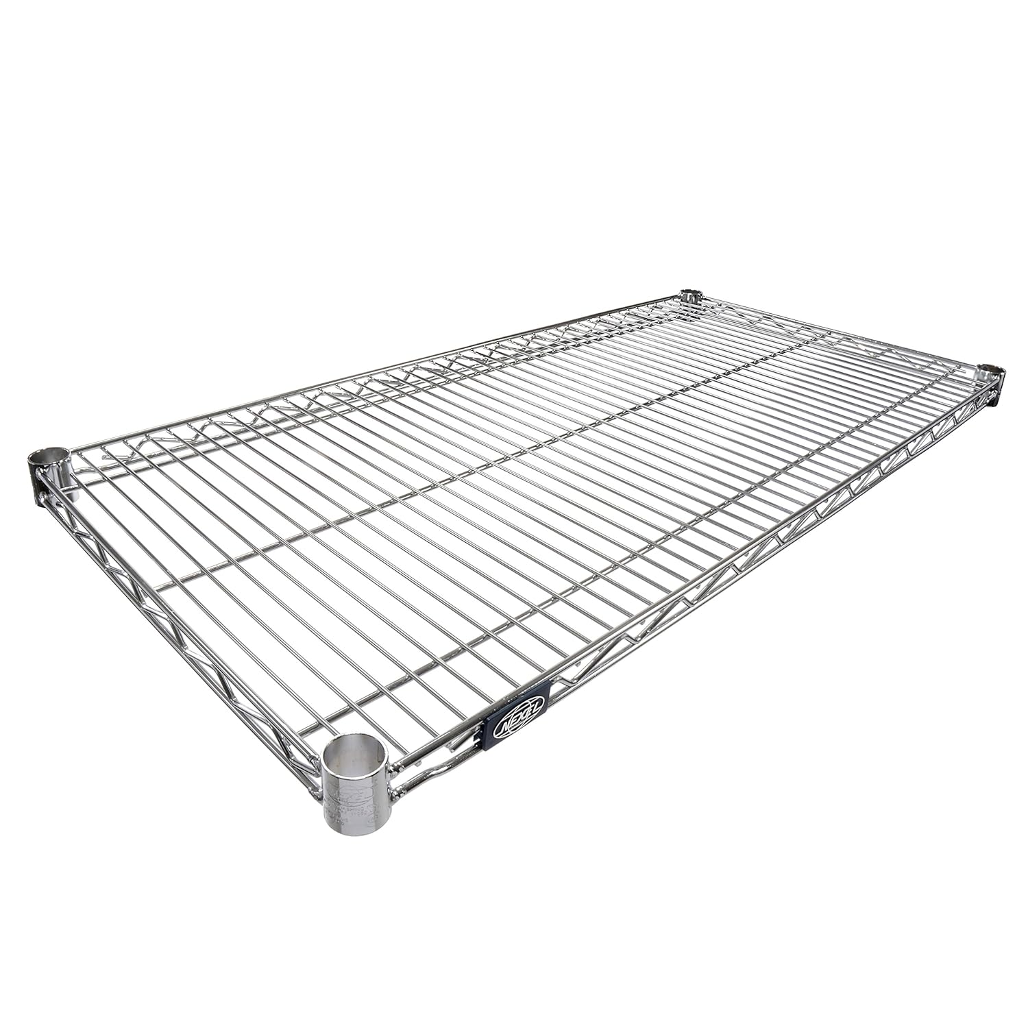 Nexel Wire Shelf for Shelving Units, 18in x 54in, Chrome Finish