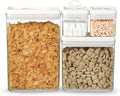 Felli Flip Tite Storage Container Set 4pk - Space-Saving Airtight