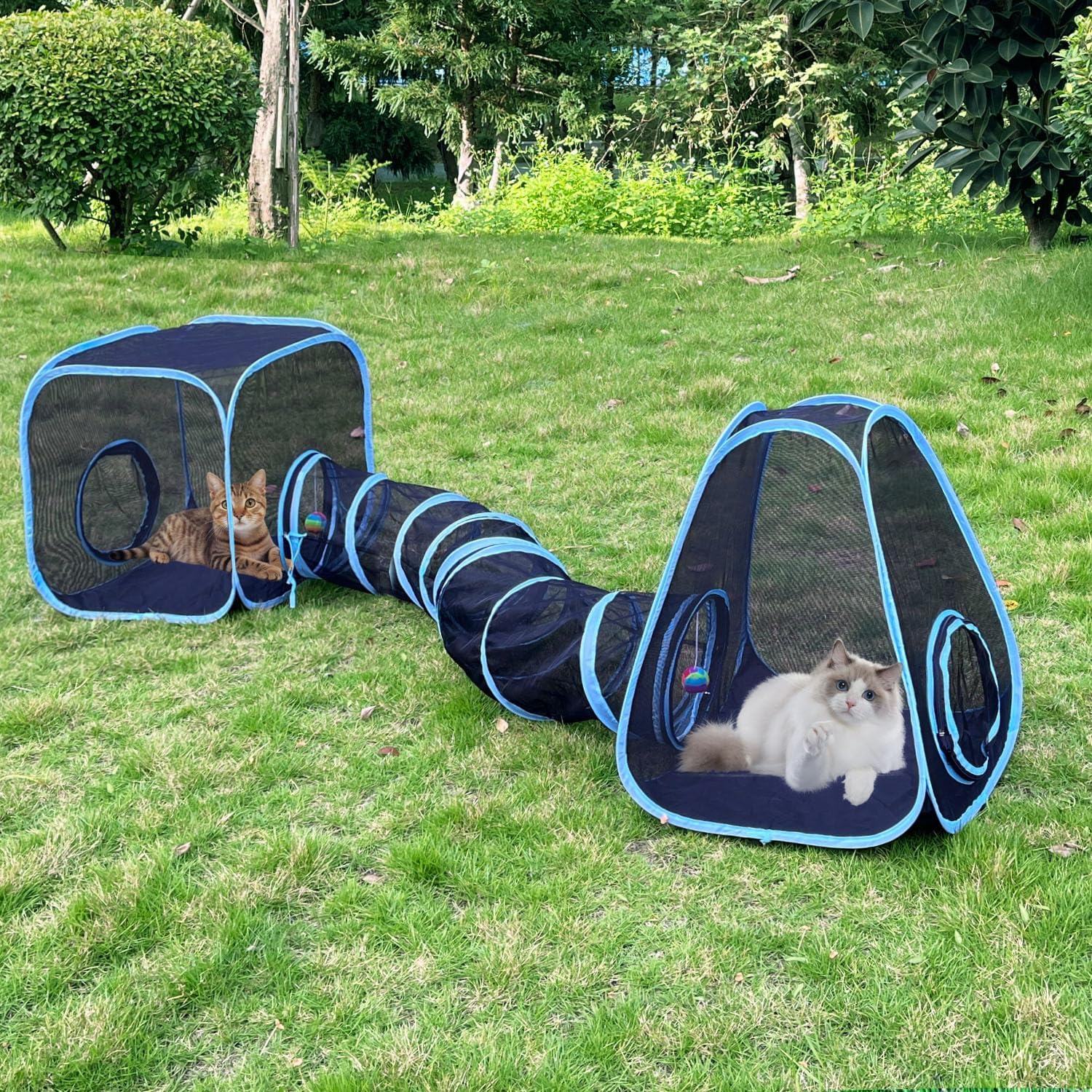 Collapsible Outdoor Cat Playpen - Fun for All Pets!