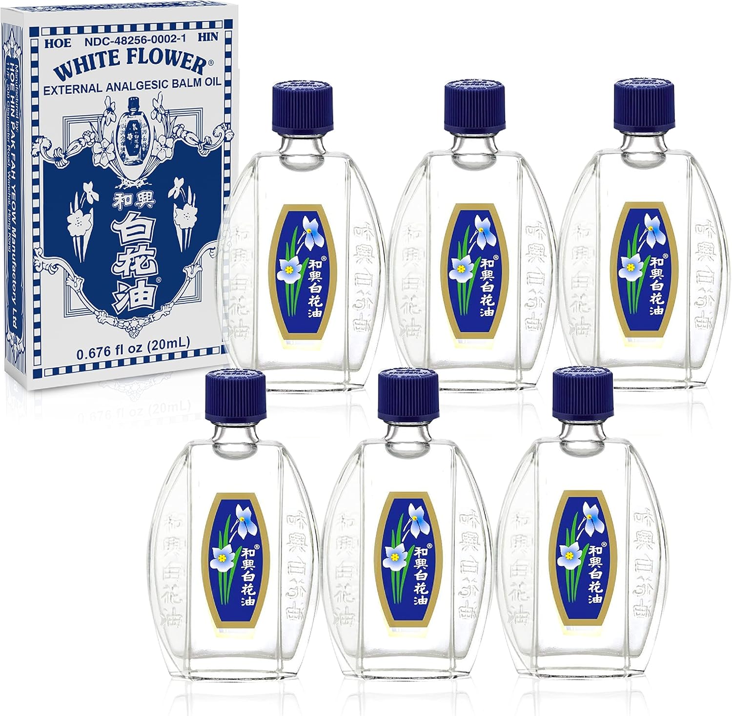 White Flower External Analgesic Balm Oil for Pain Relief 20ml