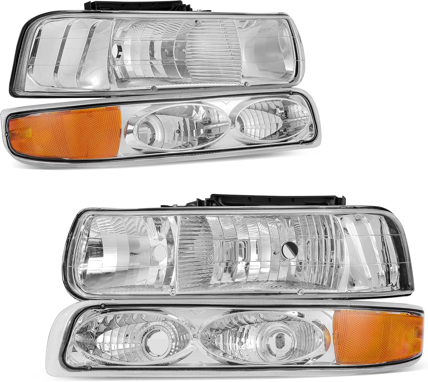 AUTOSAVER88 Headlight Assembly for 1999-2002 Chevy Silverado