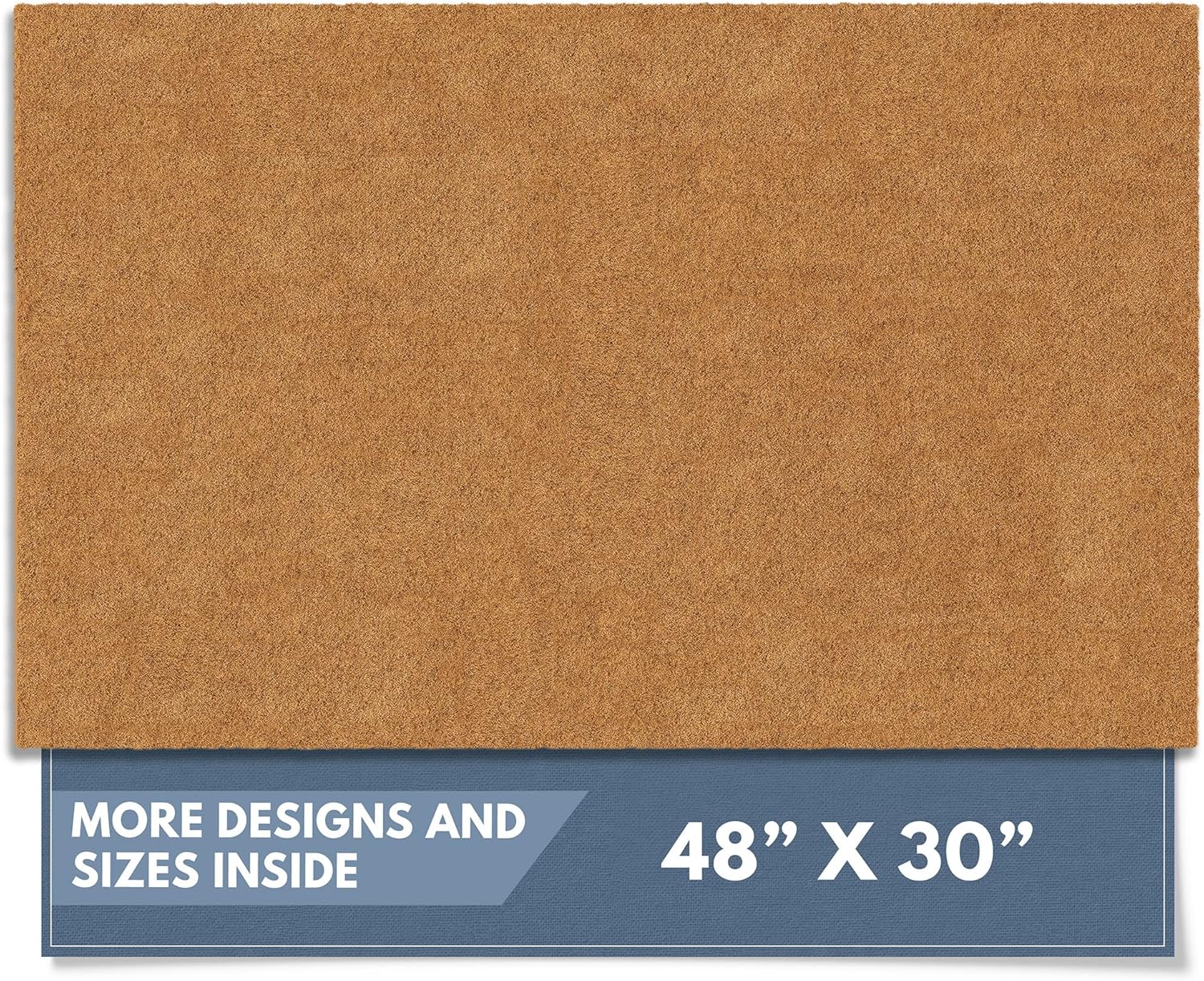 Natural Coco Coir Heavy Duty Backing Doormat for Entryways