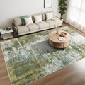 Merelax 6x9 Green Area Rug for Living Room - Soft Washable Boho Rug