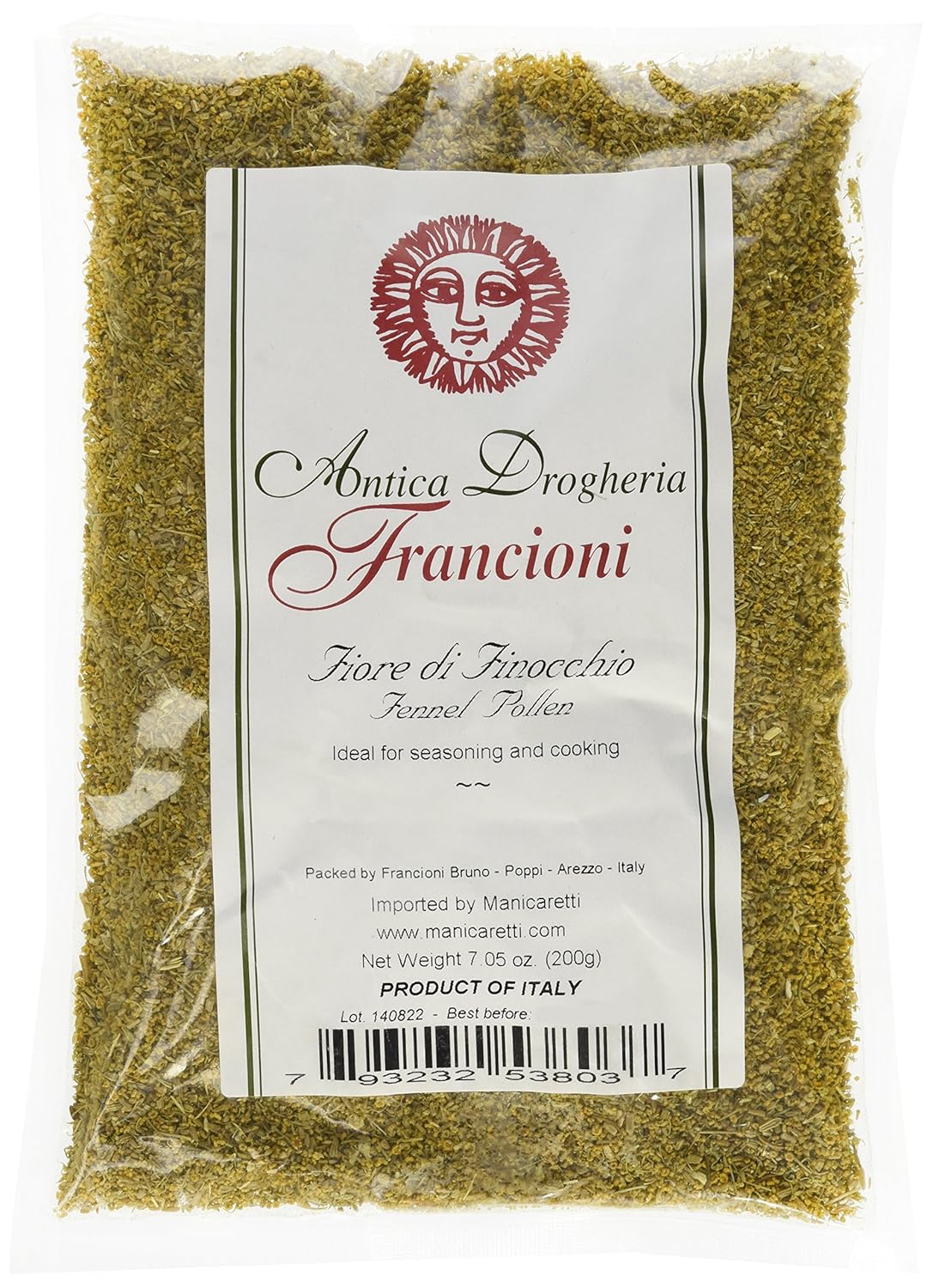 Fennel Pollen - 7.05 oz Bag for Flavorful Cooking Needs