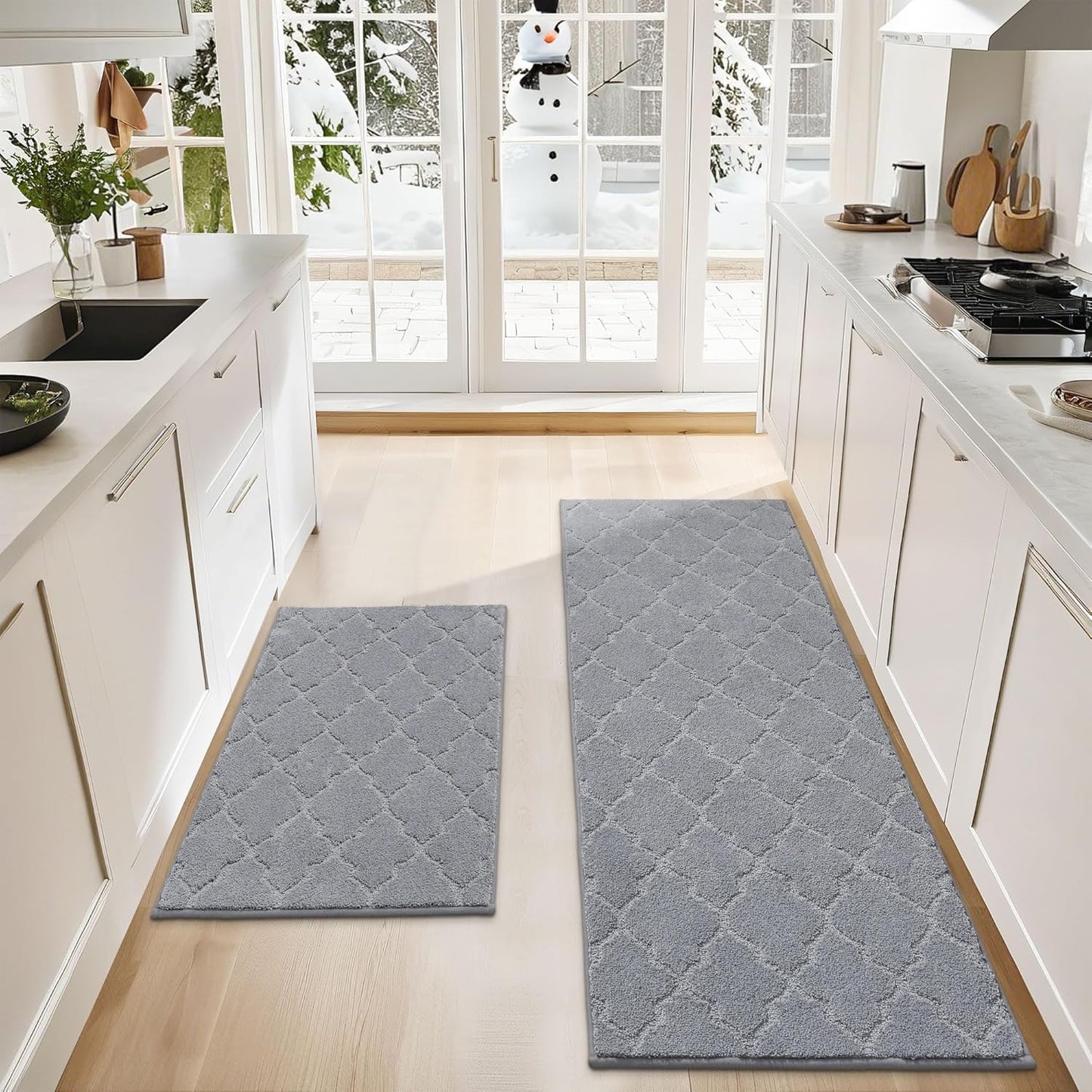 Soft Kitchen Rugs for Front of Sink - Super Absorbent Mats