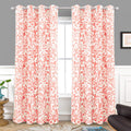 DriftAway Julia Watercolor Blackout Curtains 52 in x 84 in Blush