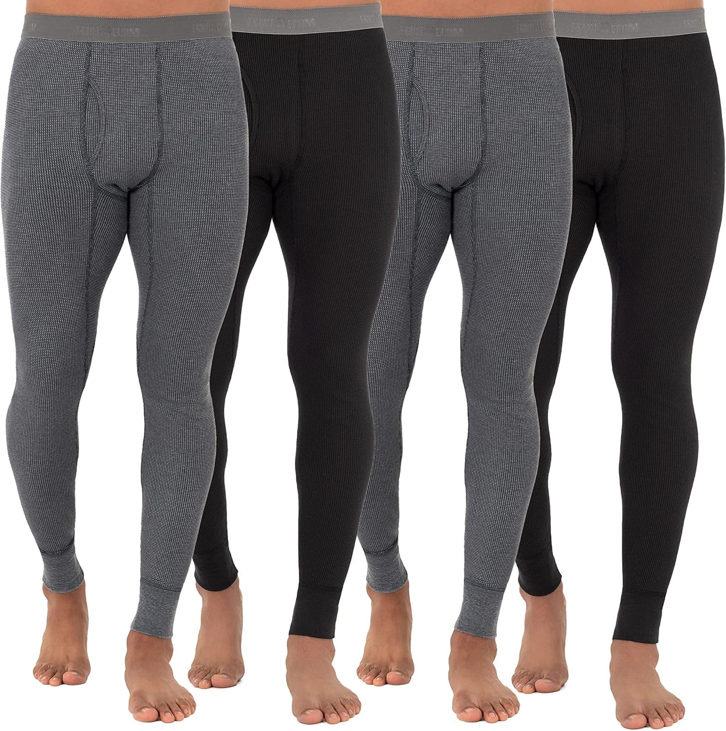 Fruit of the Loom Mens Recycled Premium Waffle Thermal Long Johns