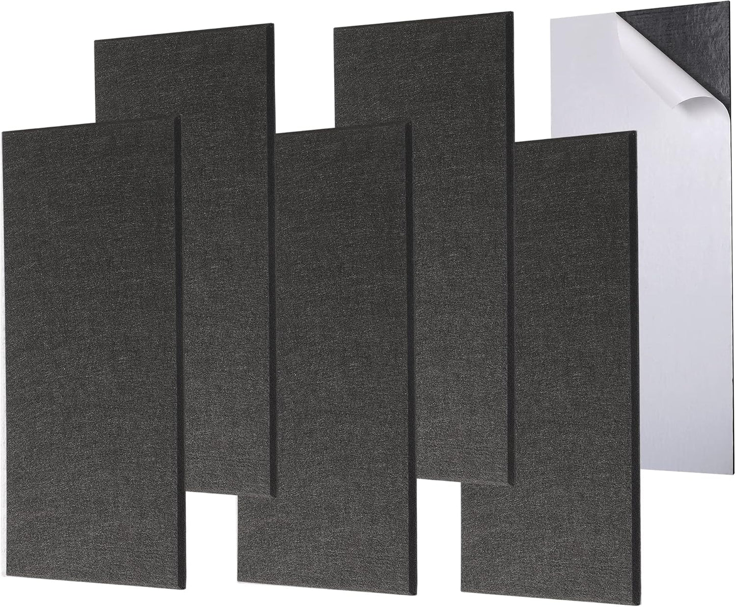 6 Pack Self-adhesive Acoustic Panels for Soundproofing Needs