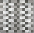 Peel and Stick Backsplash Tile 20 Sheets - Easy Metal Kitchen Upgrade