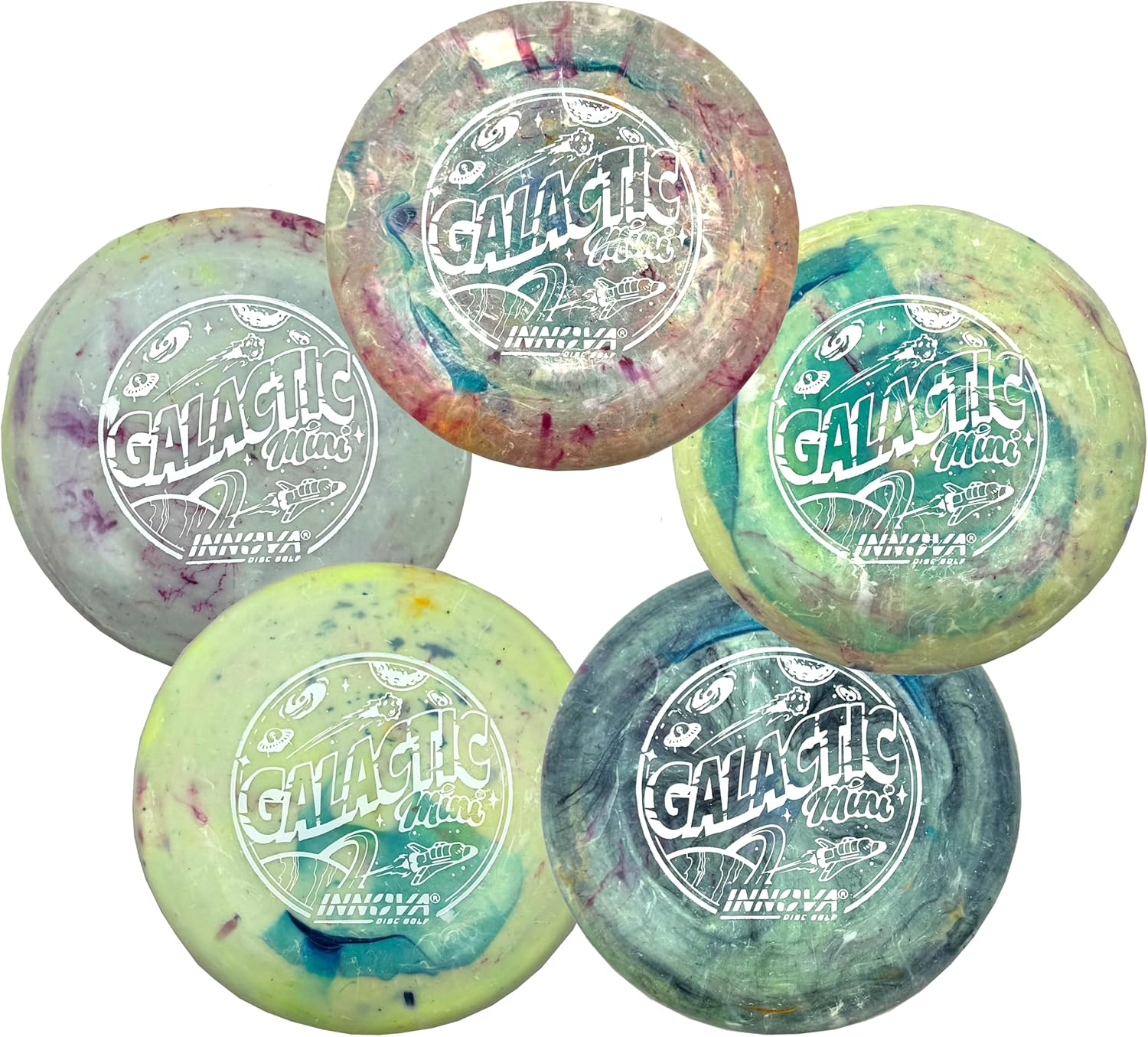 Innova Galactic Mini Markers - Disc Golf Lie Marking (5 Pack)