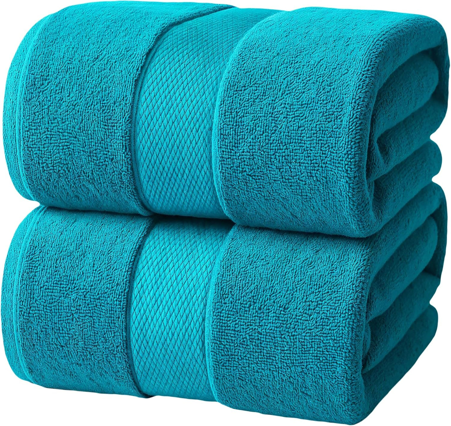 Luxury Bath Sheets Towels 2 Pack 600 GSM for Ultimate Comfort