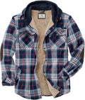 Legendary Whitetails Hooded Shirt Jacket Plaid Flannel (Style H8PZ)