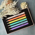 MESMOS 6pk German-Made Ink Fancy Pen Set for Women - Smooth Refillable