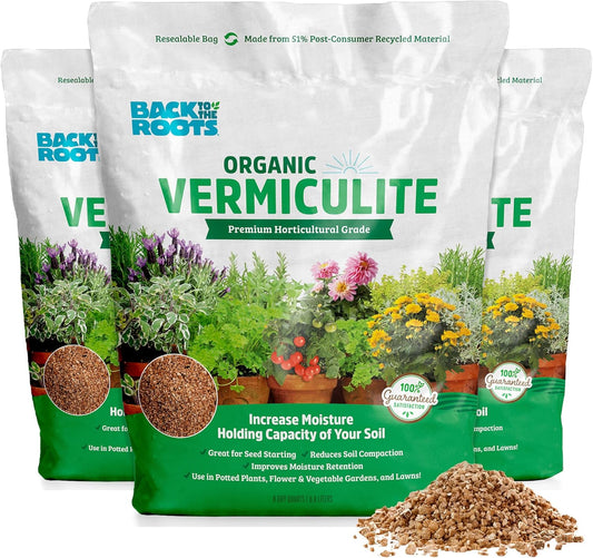 100% Organic Vermiculite for Healthy Plants and Gardens