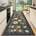 DUKINO 3x10 Runner Rug for Hallway - Soft Floral Design