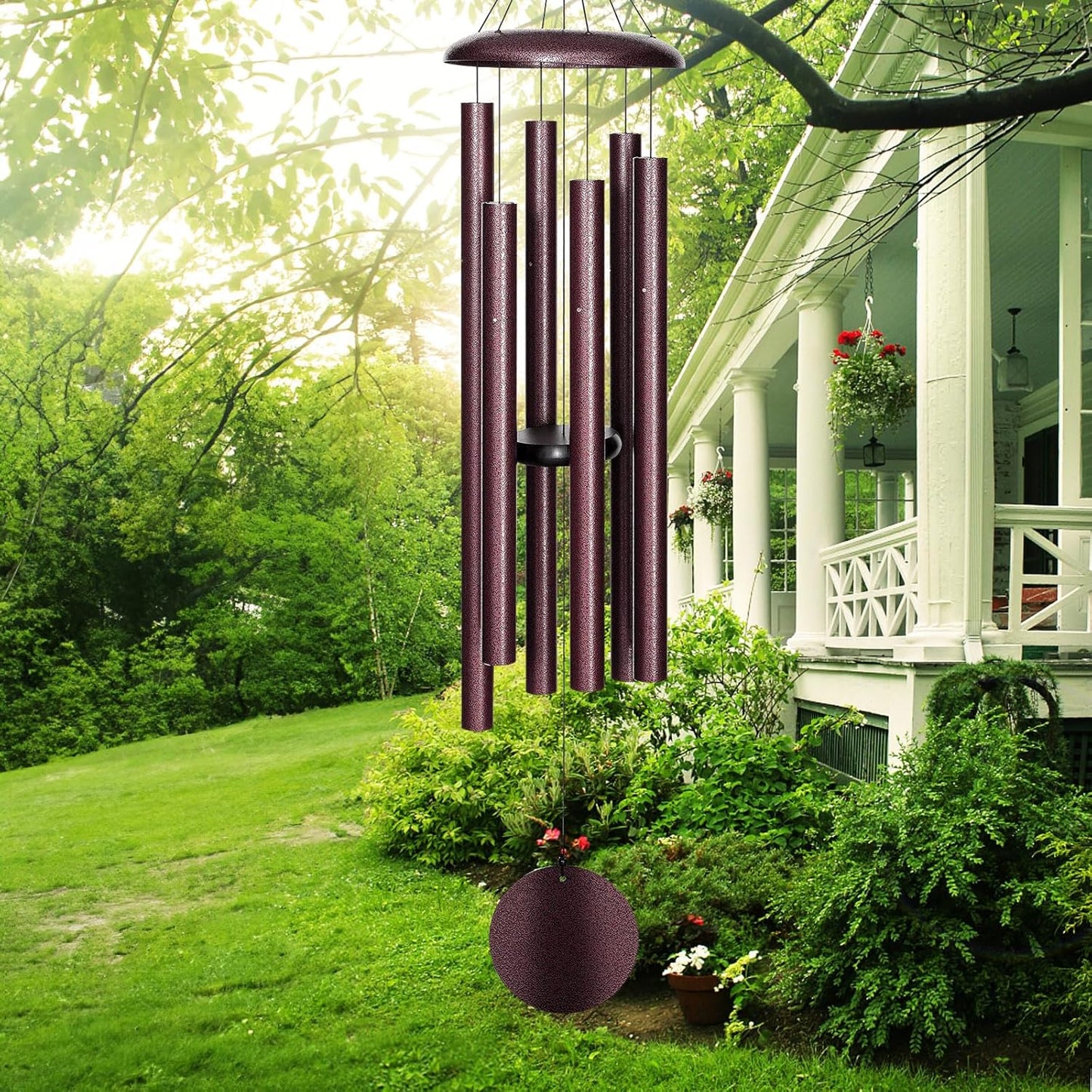 45ft' Large Wind Chimes for Outside with Deep Tone and Beauty