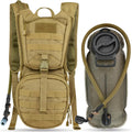 MARCHWAY Tactical Molle Hydration Pack Backpack - Compact 3L Bladder