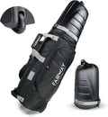 Foldable Golf Travel Bag: Easy Maneuver, Dual Zippers