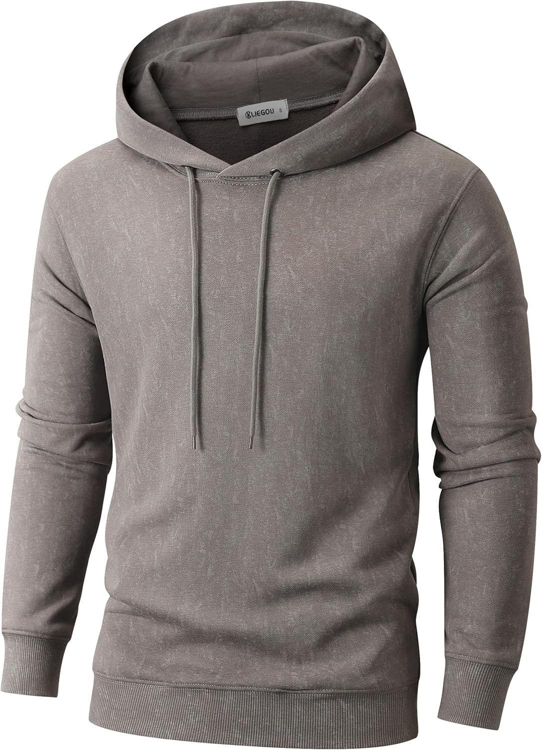 KLIEGOU Mens Tie-Dye Pullover Hooded Sweatshirt for Bold Style