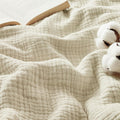 Bedsure 100% Cotton Muslin Blanket King Size for Summer Comfort