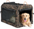 Collapsible Dog Crate for Travel - Portable Soft-Sided Carrier