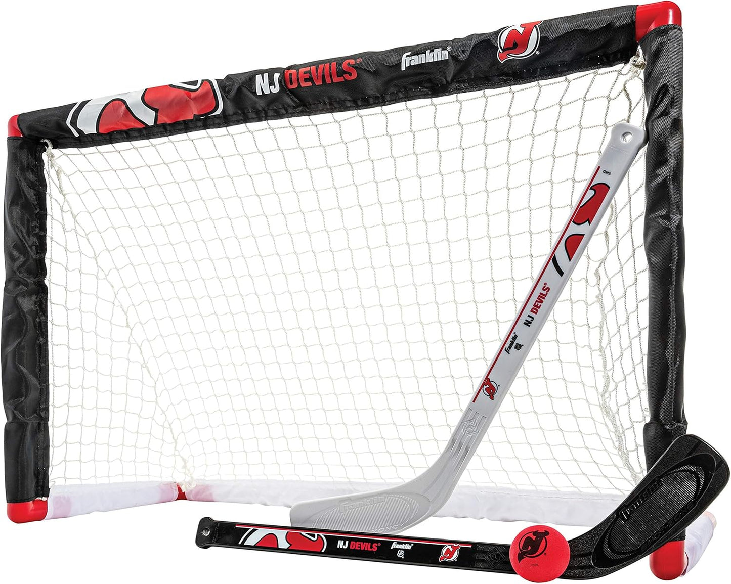 Franklin Sports NHL Mini Hockey Set for Kids - Indoor Fun
