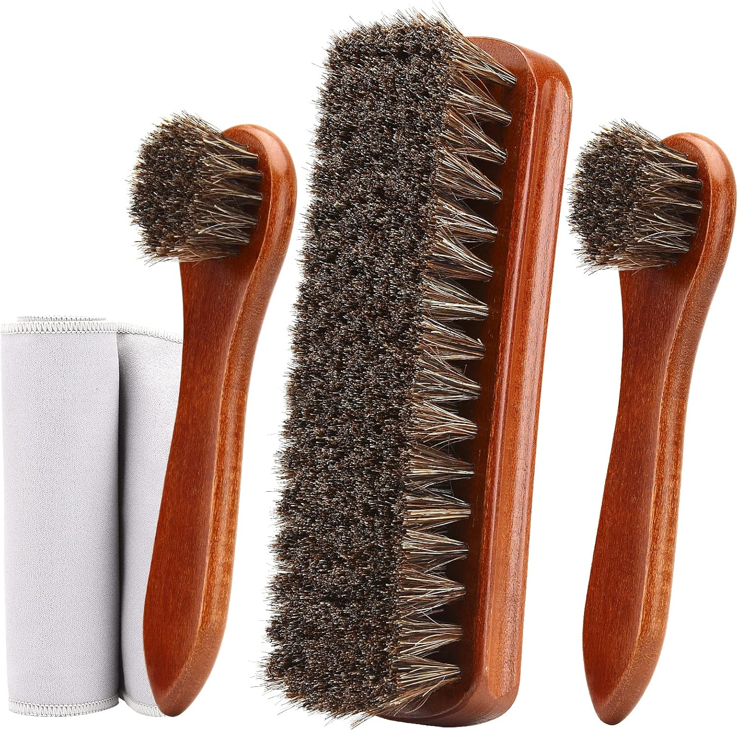 Premium Shoe Brush Kit for Leather Care