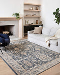 Loloi Teagan TEA-03 Denim/Pebble 7ft 11in x 10ft 6in Area Rug - Soft