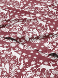 Queen Christmas Nordic Sheet Set - Cozy 4-Piece Holiday Bedding