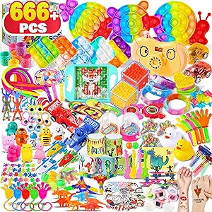 666PCS Party Favors for Kids - Ideal Birthday Gifts and Prizes