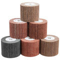 Non-Woven Wire Drawing Flap Wheel 120x100mm - 6 Pack Polishing Set