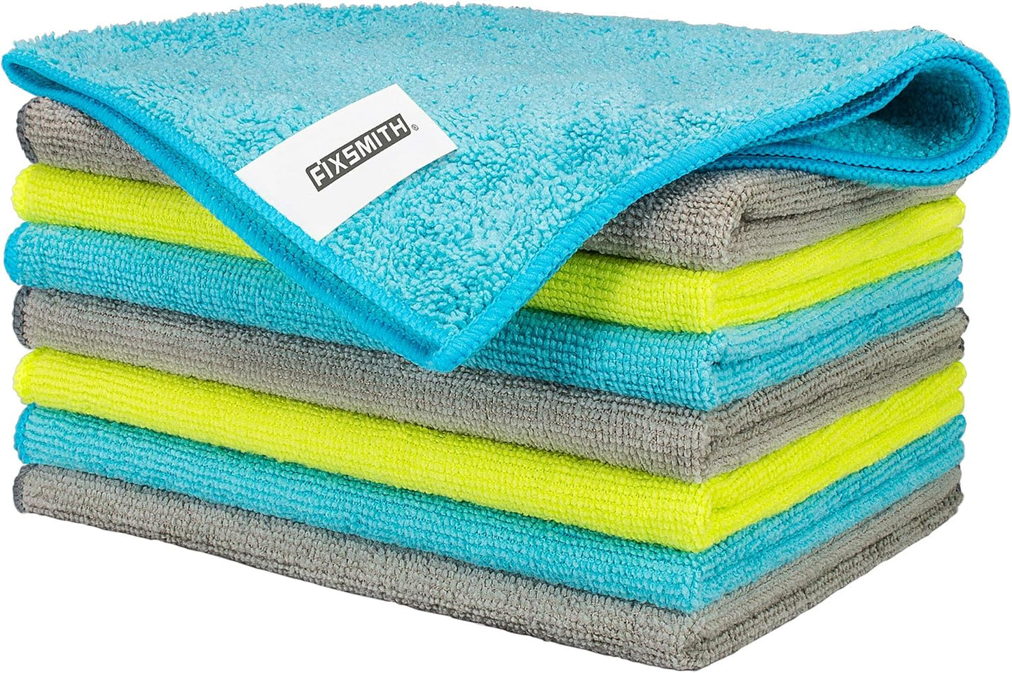 8-Pack 12x16 Microfiber Cleaning Cloths - Ultra Absorbent & Lint-Free